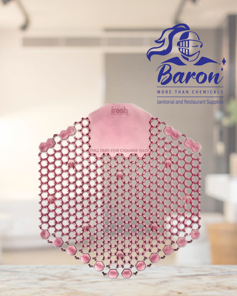 Wave 3D Urinal Deodorizer Screen, Red, Spiced Apple Fragrance Baron