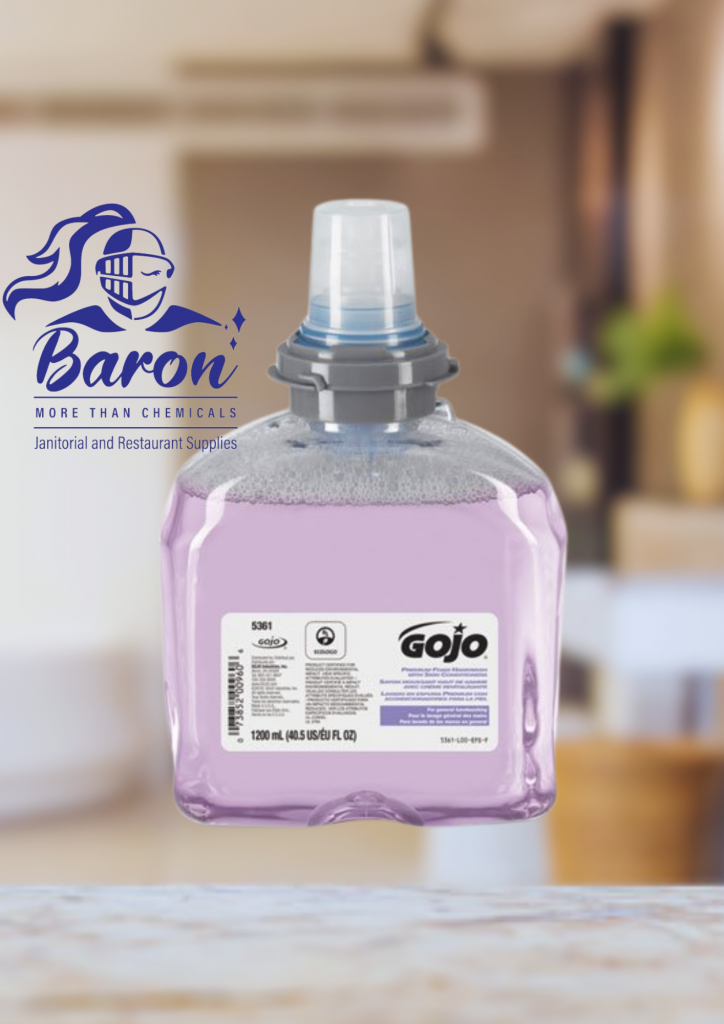 5361 Gojo TFX Luxury Foam Hand Wash, Fresh Scent Refill, 1200mL - Baron ...